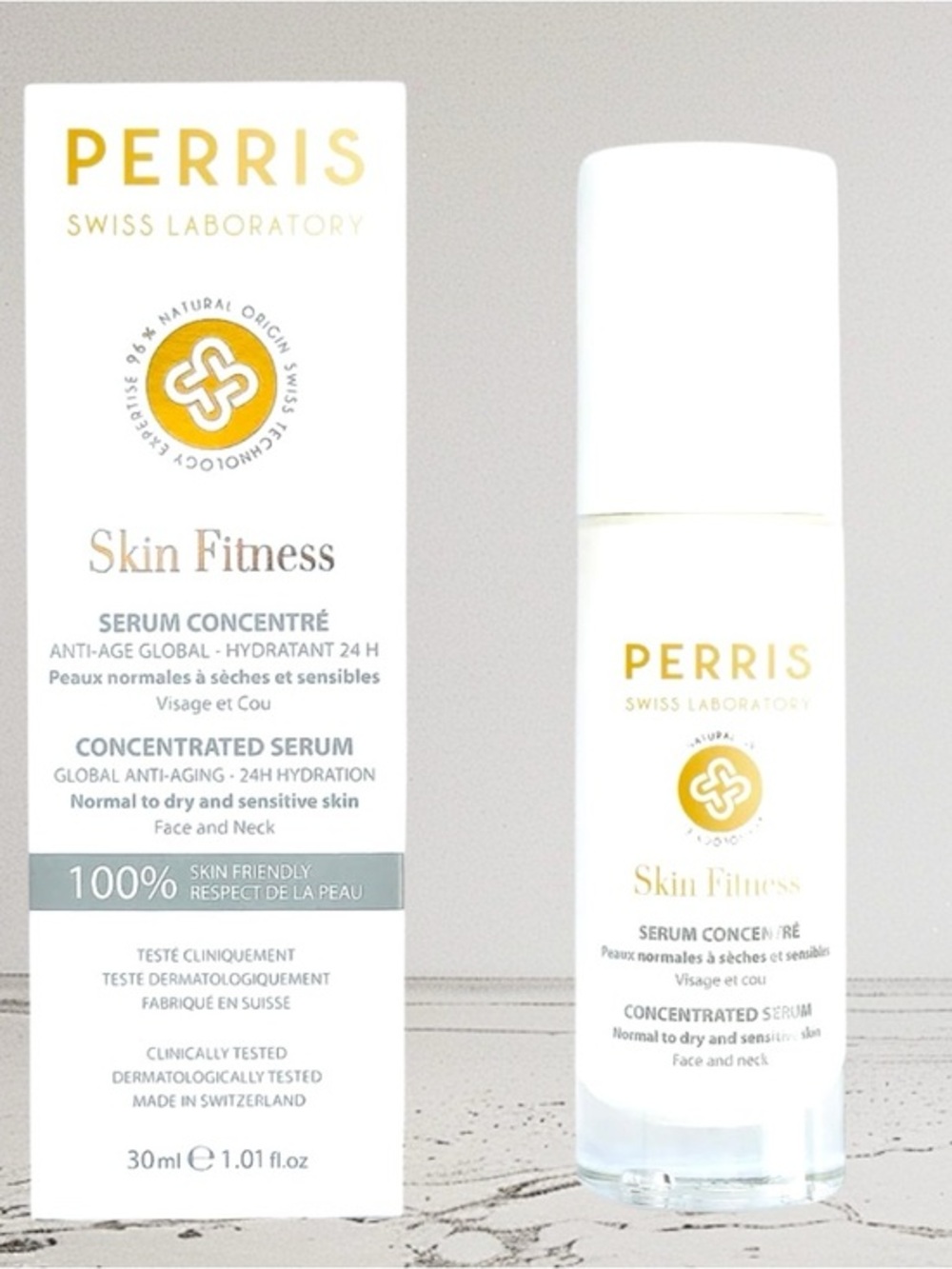 Perris Swiss Laboratory Hyaluronic Acid Serum Anti Aging 24H Hydration 30ml